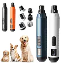 Dog Nail Grinder 5-Speed, Quiet Rechargeable Pet Nail Trimmer for Dogs & Cats, Professional Paw Care Tool