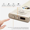 Rechargeable Under Cabinet Lights 2-Pack, Wireless Motion Sensor LED Light Bars with 3 Color Modes for Kitchen, Closet & Stairs
