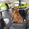 Dog Seat Cover with Mesh Window, Waterproof Scratchproof Back Seat Hammock, Anti-Slip Dog Car Seat Cover for Cars & SUVs