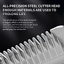 Professional Dog Clippers, All-Metal Cordless Rechargeable Dog Grooming Clippers with Digital Display & Guide Combs, Low Noise