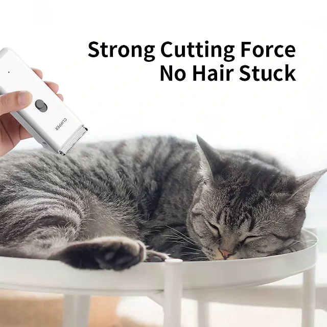 Low Noise Dog Clippers, Cordless Rechargeable Pet Hair Trimmer for Dogs, Cats & Puppies, Lightweight Home Grooming Clipper