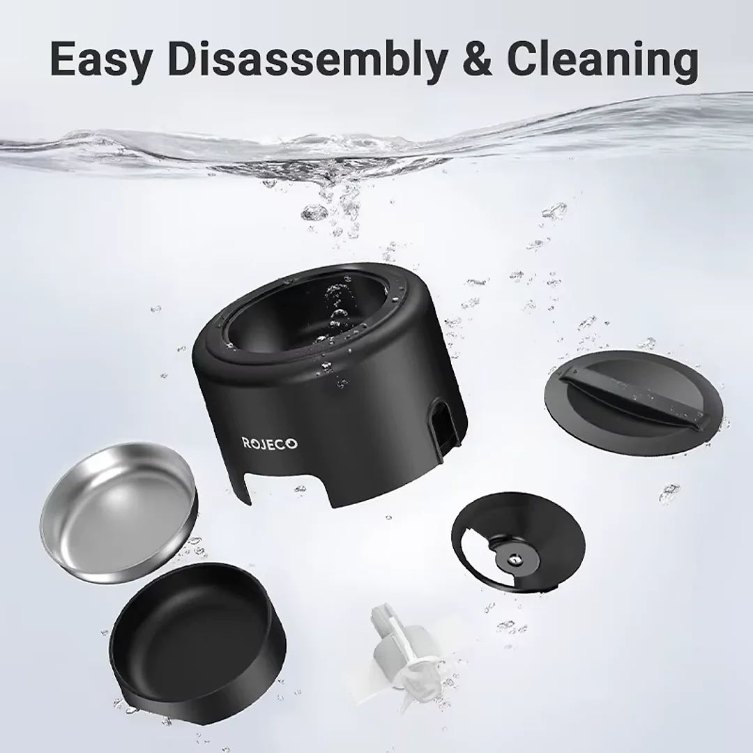Automatic Cat Feeder 2L, Smart Pet Food Dispenser with Scheduled Meals & LCD Display, Wi-Fi App or Button Control