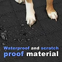 Hard Bottom Dog Seat Cover, Back Seat Extender for Large Dogs, Waterproof Detachable Car Platform for Cars & SUVs, 50 x 24 in