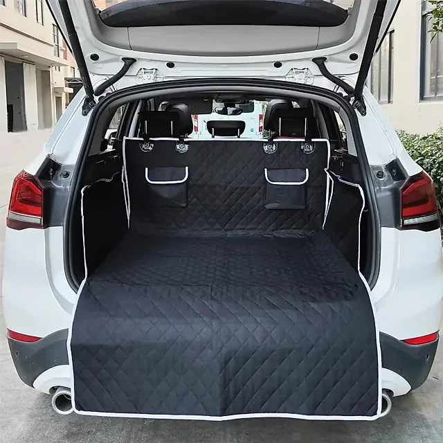 Dog Trunk Cover for SUV, Waterproof Cargo Liner with Side Walls 71 x 41 x 13 in, Durable Pet Travel Mat for Small to Large Dogs