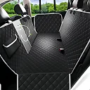 Hard Bottom Dog Seat Cover, Waterproof Oxford Back Seat Extender, Scratch-Resistant Dog Car Platform for Medium Dogs