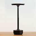 Aluminum Cordless Table Lamp, 4000mAh Rechargeable LED Touch Lamp with Stepless Dimming, Battery Operated Retro Lamp for Dining & Bedside