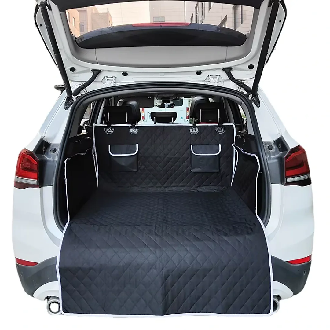 Dog Trunk Cover for SUV, Waterproof Cargo Liner with Side Walls 71 x 41 x 13 in, Durable Pet Travel Mat for Small to Large Dogs