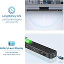 Rechargeable LED Light Bar, Dimmable 2500mAh Under Cabinet & Vanity Makeup Light with 3 Color Temperatures, Touch or Remote Control