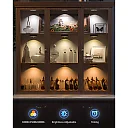 Rechargeable Puck Lights with Remote, Wireless RGB LED Under Cabinet Lighting with Timer & Touch Control, Stick-On Closet Lights, 3 or 6-Pack