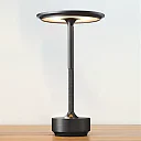 Aluminum Cordless Table Lamp, 4000mAh Rechargeable LED Touch Lamp with Stepless Dimming, Battery Operated Retro Lamp for Dining & Bedside