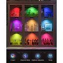 Rechargeable Puck Lights with Remote, Wireless RGB LED Under Cabinet Lighting with Timer & Touch Control, Stick-On Closet Lights, 3 or 6-Pack