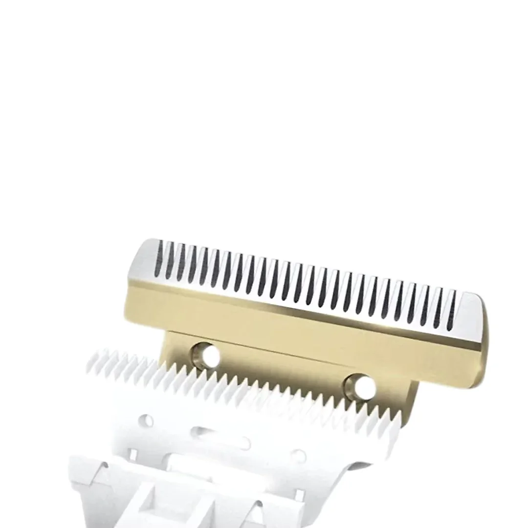 Dog Clippers for Grooming, Cordless Rechargeable Low-Noise Pet Hair Trimmer with Guide Combs for Dogs & Cats, Gold