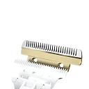 Dog Clippers for Grooming, Cordless Rechargeable Low-Noise Pet Hair Trimmer with Guide Combs for Dogs & Cats, Gold