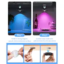 Rechargeable Puck Lights with Remote, Wireless RGB LED Under Cabinet Lighting with Timer & Touch Control, Stick-On Closet Lights, 3 or 6-Pack