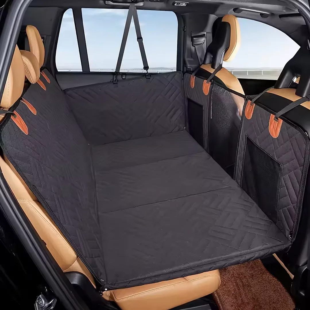 Dog Car Seat Cover Hammock, Waterproof Scratchproof Back Seat Protector, Nonslip Soft Dog Seat Cover for Cars & SUVs