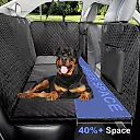 Hard Bottom Dog Seat Cover, Back Seat Extender for Large Dogs, Waterproof Detachable Car Platform for Cars & SUVs, 50 x 24 in