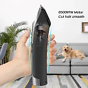 Professional Dog Clippers for Thick Coats, High-Power Cordless Dog Grooming Clippers with Detachable Blade & Digital Display