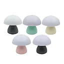 Mushroom Lamp, Cordless Rechargeable Mini Table Lamp with Touch Control, Battery Operated LED Night Light for Bedroom, Nursery & Cafe