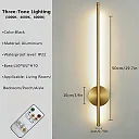 Magnetic Rechargeable Wall Lamp, 20 Inch Battery Operated LED Wall Sconce, Wire-Free Dimmable Linear Wall Light for Hallway & Bedroom