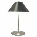 Cordless Dome Table Lamp, Rechargeable LED Touch Lamp with 3 Color Temperatures & Dimming, Battery Operated Bedside Lamp, Small & Large