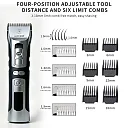 Professional Dog Clippers for Thick Coats, High-Power Cordless Dog Grooming Clippers with Detachable Blade & Digital Display