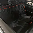 Dog Seat Cover for Back Seat, Heavy-Duty Oxford Waterproof Dog Hammock, Scratchproof Cushioned Car Seat Protector for Trucks & SUVs