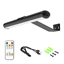 Rechargeable Picture Light with Remote, Battery Operated 4000mAh LED Art Light, Cordless Wireless Painting Light for Artwork & Mirrors