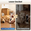 Dog Nail Grinder Kit with LED Light, Quiet Rechargeable Dog Nail Trimmer with Extra Grinding Heads for Dogs & Cats