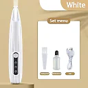 Dog Paw Trimmer with LED Light, Mini Rechargeable Dog Trimmer for Paw Pads, Face & Ears, Cordless Portable Pet Shaver