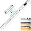 Rechargeable LED Light Bar, Dimmable 2500mAh Under Cabinet & Vanity Makeup Light with 3 Color Temperatures, Touch or Remote Control